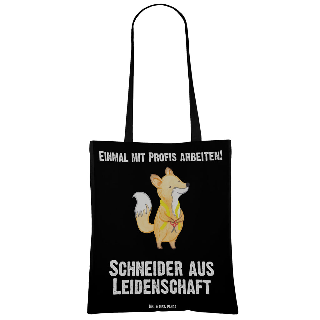 Tragetasche Schneider aus Leidenschaft Beuteltasche, Beutel, Einkaufstasche, Jutebeutel, Stoffbeutel, Beruf, Ausbildung, Jubiläum, Abschied, Rente, Kollege, Kollegin, Geschenk, Schenken, Arbeitskollege, Mitarbeiter, Firma, Danke, Dankeschön