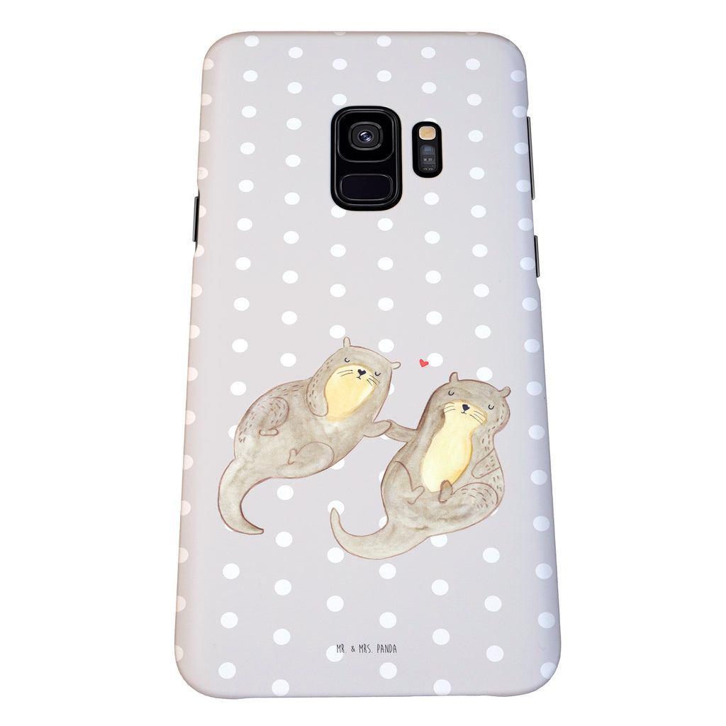 Handyhülle Otter Hände halten Samsung Galaxy S9, Handyhülle, Smartphone Hülle, Handy Case, Handycover, Hülle, Otter, Fischotter, Seeotter, Otter Seeotter See Otter