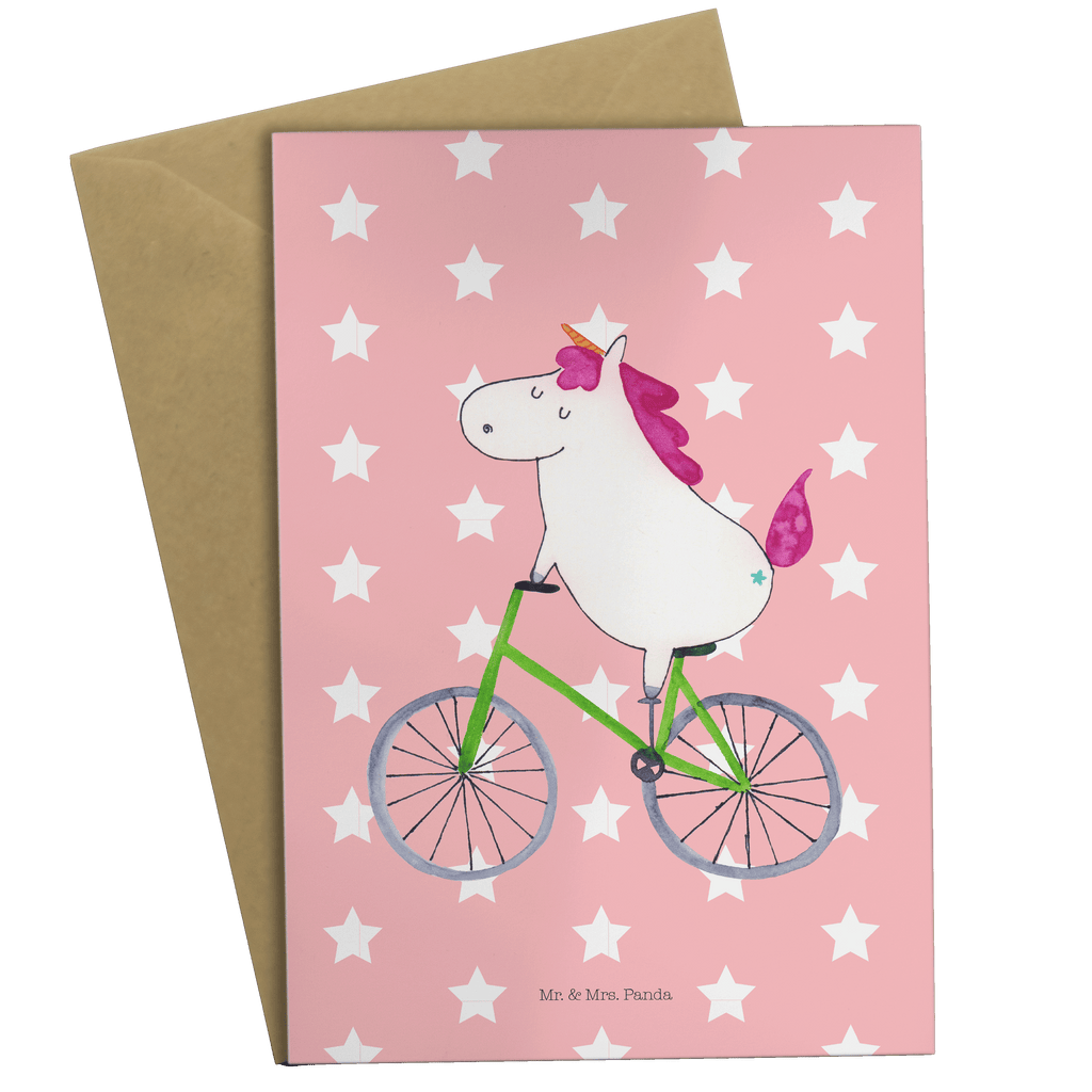 Grußkarte Einhorn Radfahrer Grußkarte, Klappkarte, Einladungskarte, Glückwunschkarte, Hochzeitskarte, Geburtstagskarte, Karte, Ansichtskarten, Einhorn, Einhörner, Einhorn Deko, Pegasus, Unicorn, Radfahren, Radfahrer, Rad, Bike, Feenstaub, Konfetti, Luxusproblem, Kummer, Liebeskummer