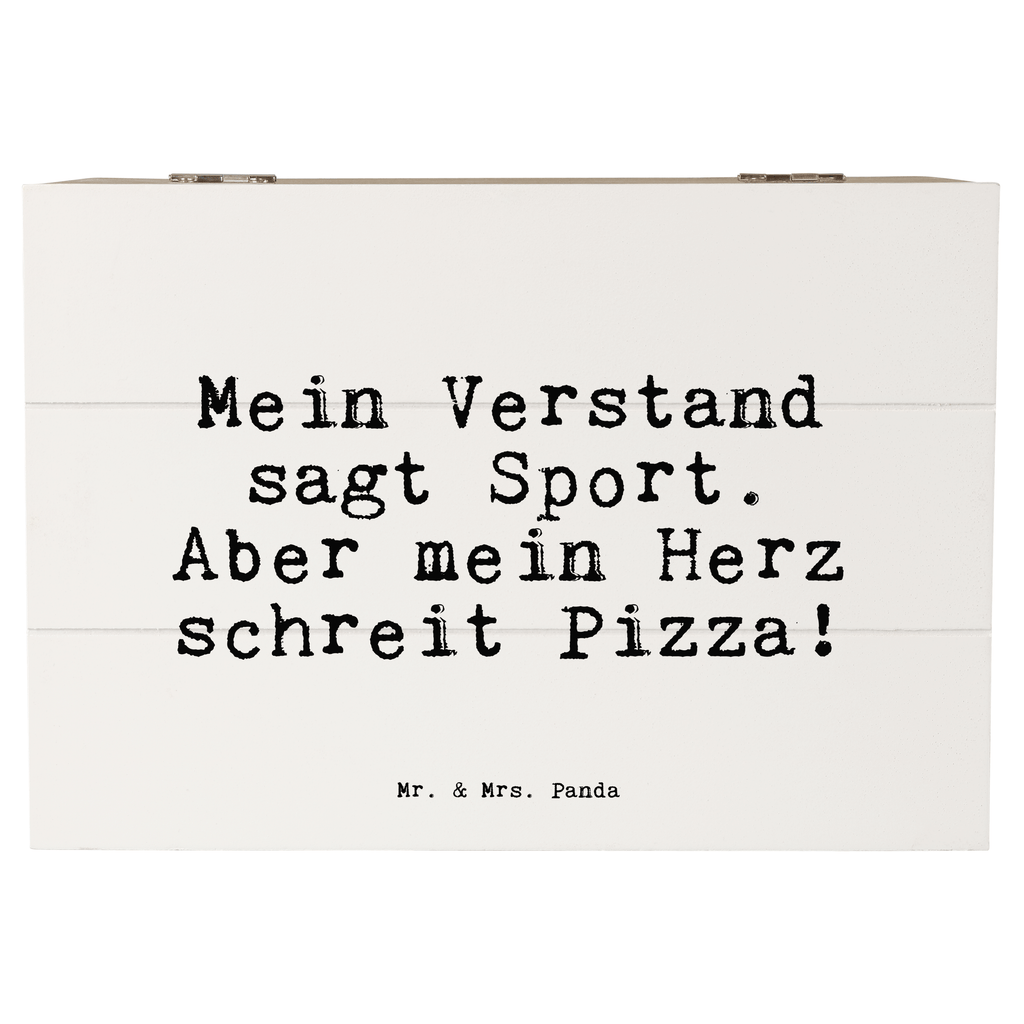 Holzkiste Sprüche und Zitate Mein Verstand sagt Sport. Aber mein Herz schreit Pizza! Holzkiste, Kiste, Schatzkiste, Truhe, Schatulle, XXL, Erinnerungsbox, Erinnerungskiste, Dekokiste, Aufbewahrungsbox, Geschenkbox, Geschenkdose, Spruch, Sprüche, lustige Sprüche, Weisheiten, Zitate, Spruch Geschenke, Spruch Sprüche Weisheiten Zitate Lustig Weisheit Worte