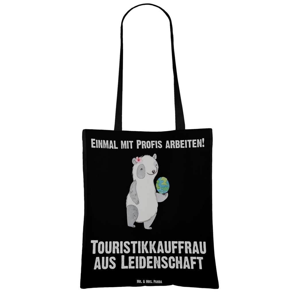 Tragetasche Touristikkauffrau aus Leidenschaft Beuteltasche, Beutel, Einkaufstasche, Jutebeutel, Stoffbeutel, Tasche, Shopper, Umhängetasche, Strandtasche, Schultertasche, Stofftasche, Tragetasche, Badetasche, Jutetasche, Einkaufstüte, Laptoptasche, Beruf, Ausbildung, Jubiläum, Abschied, Rente, Kollege, Kollegin, Geschenk, Schenken, Arbeitskollege, Mitarbeiter, Firma, Danke, Dankeschön