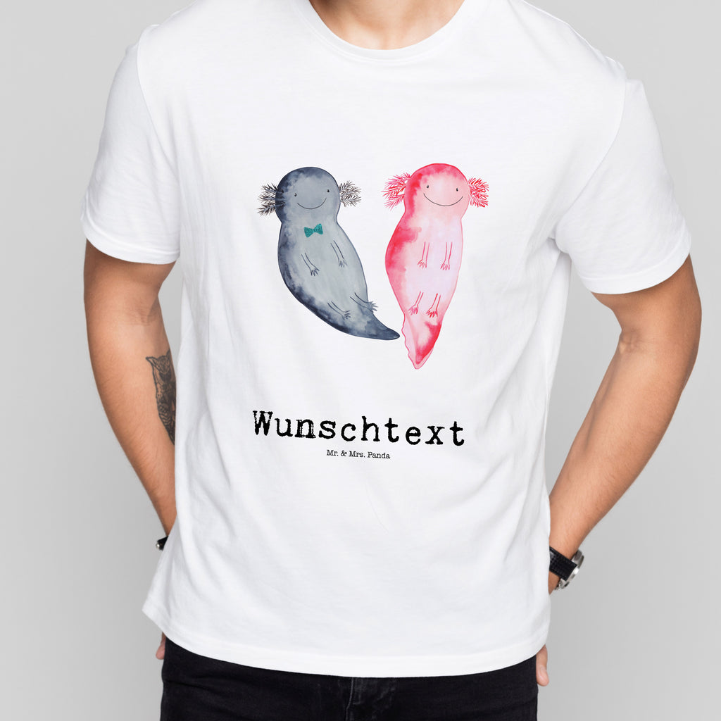 Personalisiertes T-Shirt Axolotl Liebe T-Shirt Personalisiert, T-Shirt mit Namen, T-Shirt mit Aufruck, Männer, Frauen, Liebe, Partner, Freund, Freundin, Ehemann, Ehefrau, Heiraten, Verlobung, Heiratsantrag, Liebesgeschenk, Jahrestag, Hocheitstag, Valentinstag, Geschenk für Frauen, Hochzeitstag, Mitbringsel, Geschenk für Freundin, Geschenk für Partner, Liebesbeweis, für Männer, für Ehemann