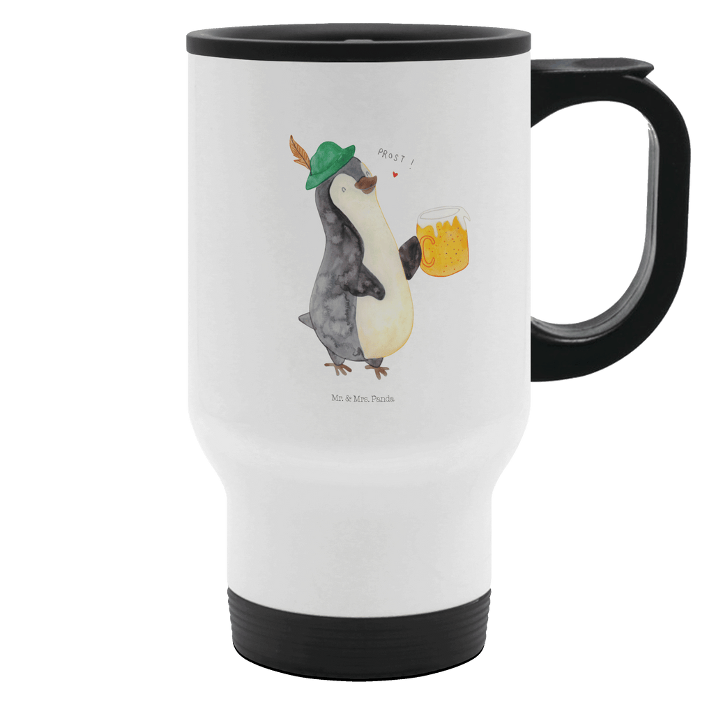 Thermobecher Pinguin Bier Thermobecher, To Go Becher, Thermotasse, Kaffeebecher, Isolierbecher, Thermobecher To Go, Warmhaltetasse, Edelstahlbecher, Reisebecher, Tasse mit Deckel, Thermobecher für 400 ml, Kaffeetasse zum Mitnehmen, Tasse zum Mitnehmen, Spülmaschinenfest, Pinguin, Pinguine, Bier, Oktoberfest