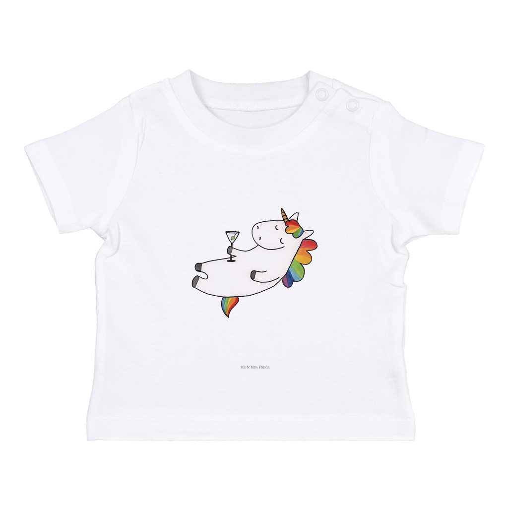 Organic Baby Shirt Einhorn Cocktail Baby T-Shirt, Jungen Baby T-Shirt, Mädchen Baby T-Shirt, Shirt, Einhorn, Einhörner, Einhorn Deko, Pegasus, Unicorn, Party, Spaß, Feiern, Caipirinha, Rum, Cuba Libre, Sekt, Freundin, Geburtstag, lustig, witzig, Spruch, Glitzer