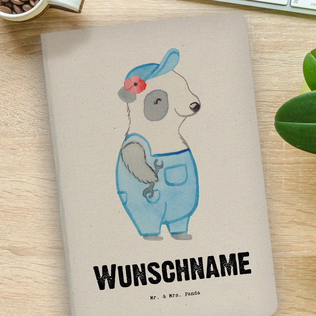 DIN A4 Personalisiertes Notizbuch Mechatronikerin für Kältetechnik mit Herz Personalisiertes Notizbuch, Notizbuch mit Namen, Notizbuch bedrucken, Personalisierung, Namensbuch, Namen, Beruf, Ausbildung, Jubiläum, Abschied, Rente, Kollege, Kollegin, Geschenk, Schenken, Arbeitskollege, Mitarbeiter, Firma, Danke, Dankeschön, Mechatronikerin für Kältetechnik, Gesellenprüfung