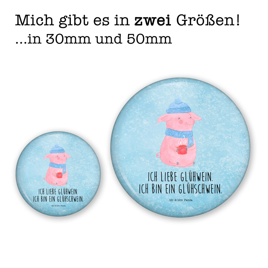 Button Glühschwein 50mm Button, Button, Pin, Anstecknadel, Winter, Weihnachten, Weihnachtsdeko, Nikolaus, Advent, Heiligabend, Wintermotiv, Glühschwein, Glühwein, Weihnachtsmarkt, Punsch