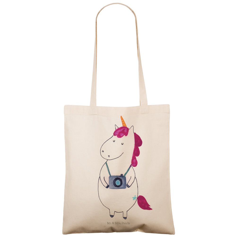 Tragetasche Einhorn Fotograf Beuteltasche, Beutel, Einkaufstasche, Jutebeutel, Stoffbeutel, Tasche, Shopper, Umhängetasche, Strandtasche, Schultertasche, Stofftasche, Tragetasche, Badetasche, Jutetasche, Einkaufstüte, Laptoptasche, Einhorn, Einhörner, Einhorn Deko, Pegasus, Unicorn, Fotograf, Fotografie, Kamera, Reisen, Weltreise, Weltenbummler, Urlaub, Tourist, Kurztrip, Reise, Städtereise