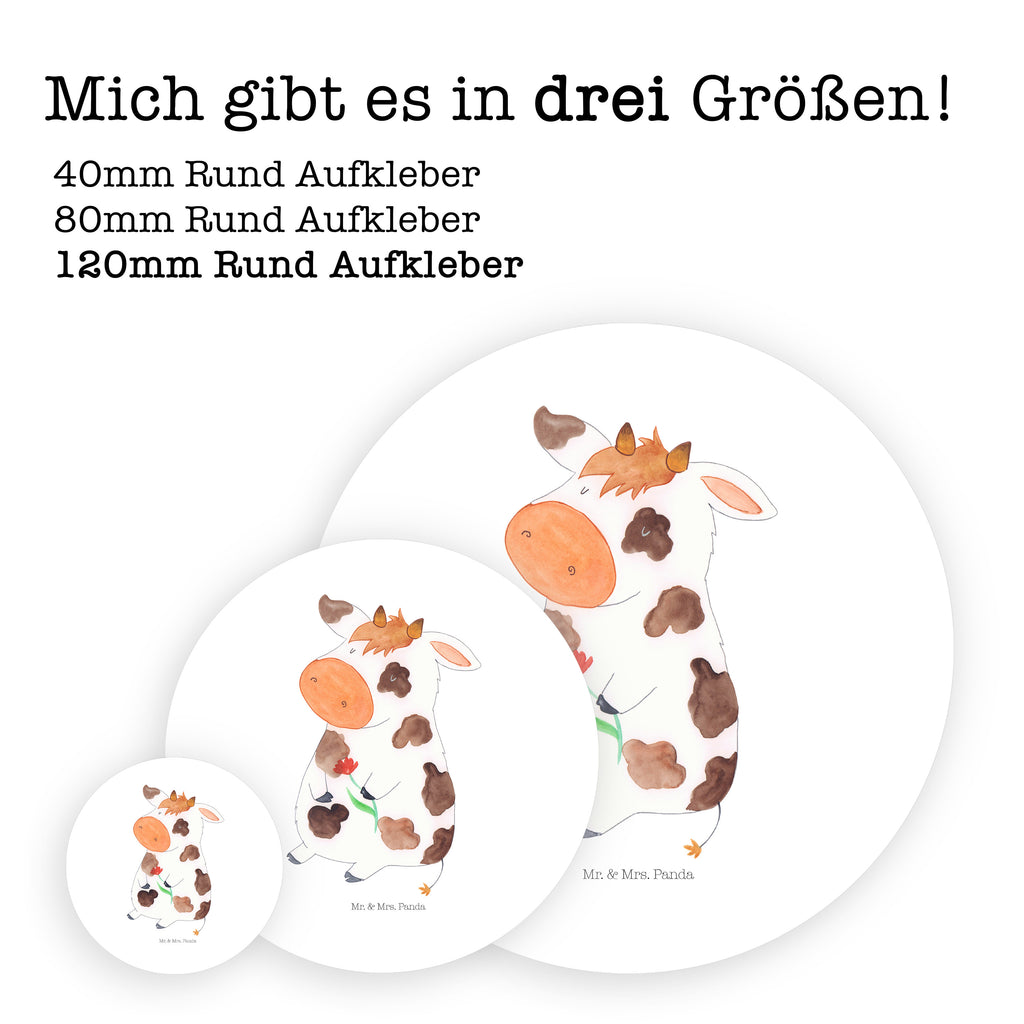 Rund Aufkleber Kuh Sticker, Aufkleber, Etikett, Kinder, rund, Bauernhof, Hoftiere, Landwirt, Landwirtin, Kuh, Kühe, Träume, Flausen, Spruch, Magie, Motivtion, Hof, Milch, Milchkuh