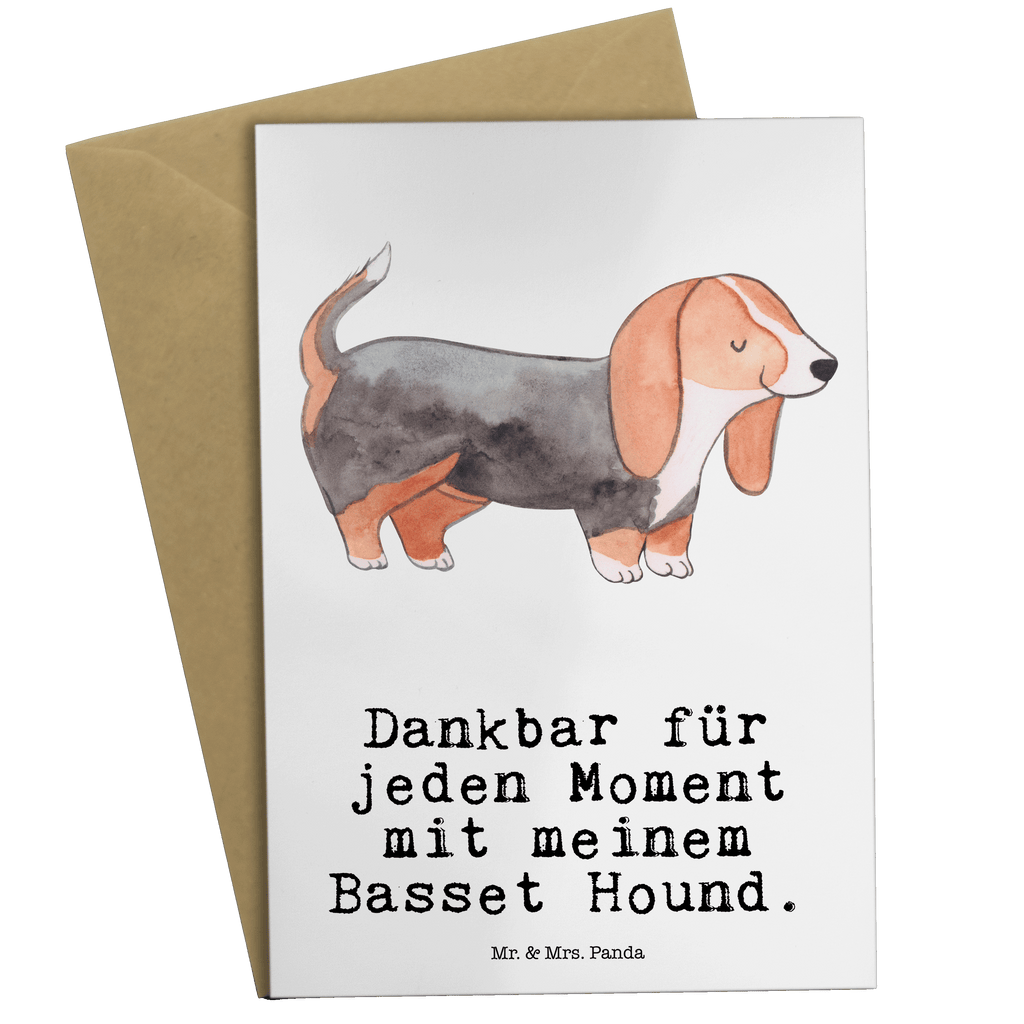 Grußkarte Basset Hound Moment Grußkarte, Klappkarte, Einladungskarte, Glückwunschkarte, Hochzeitskarte, Geburtstagskarte, Karte, Ansichtskarten, Hund, Hunderasse, Rassehund, Hundebesitzer, Geschenk, Tierfreund, Schenken, Welpe, Basset Hound, Basset