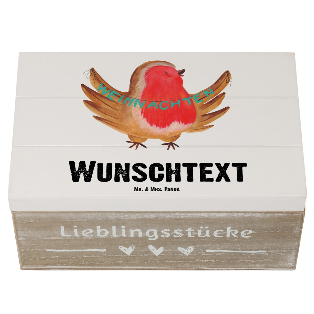 Personalisierte Holzkiste Rotkehlchen Weihnachten Holzkiste mit Namen, Kiste mit Namen, Schatzkiste mit Namen, Truhe mit Namen, Schatulle mit Namen, Erinnerungsbox mit Namen, Erinnerungskiste, mit Namen, Dekokiste mit Namen, Aufbewahrungsbox mit Namen, Holzkiste Personalisiert, Kiste Personalisiert, Schatzkiste Personalisiert, Truhe Personalisiert, Schatulle Personalisiert, Erinnerungsbox Personalisiert, Erinnerungskiste Personalisiert, Dekokiste Personalisiert, Aufbewahrungsbox Personalisiert, Geschenkbox personalisiert, GEschenkdose personalisiert, Winter, Weihnachten, Weihnachtsdeko, Nikolaus, Advent, Heiligabend, Wintermotiv, Frohe Weihnachten, Weihnachtsmotiv, Weihnachtsgruß, Vogel, xmas