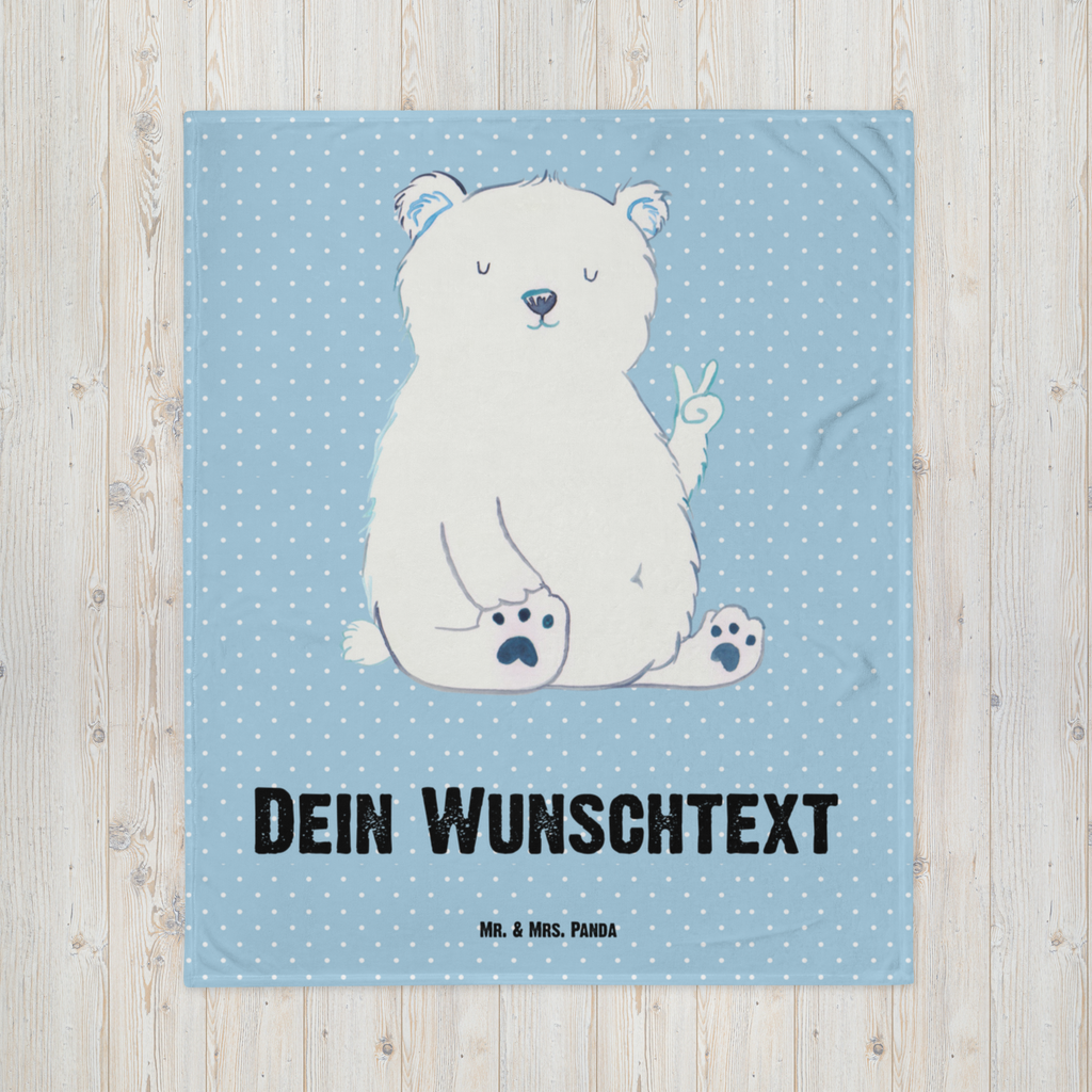 Personalisierte Decke Eisbär Faul Personalisierte Decke, Decke mit Namen, Kuscheldecke mit Namen, Decke bedrucken, Kuscheldecke bedrucken, Bär, Teddy, Teddybär, Eisbär, Nordpol, Faul, Entspannen, Relaxen, Büro, Arbeit, Bürojob, Arbeitsplatz, Homeoffice