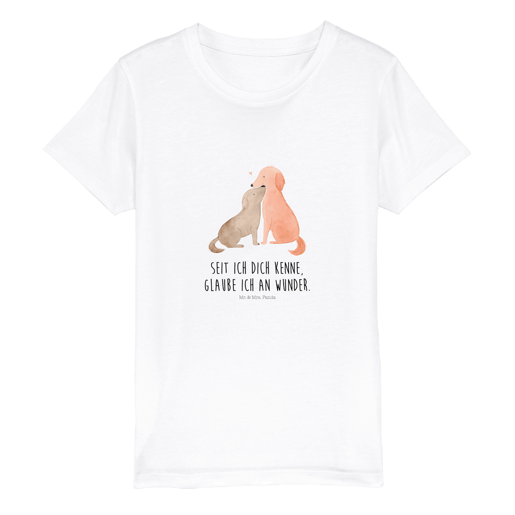 Organic Kinder T-Shirt Hunde Liebe Kinder T-Shirt, Kinder T-Shirt Mädchen, Kinder T-Shirt Jungen, Hund, Hundemotiv, Haustier, Hunderasse, Tierliebhaber, Hundebesitzer, Sprüche, Liebe, Hund. Hunde, Kuss, Vertrauen, Kuscheln, Herz