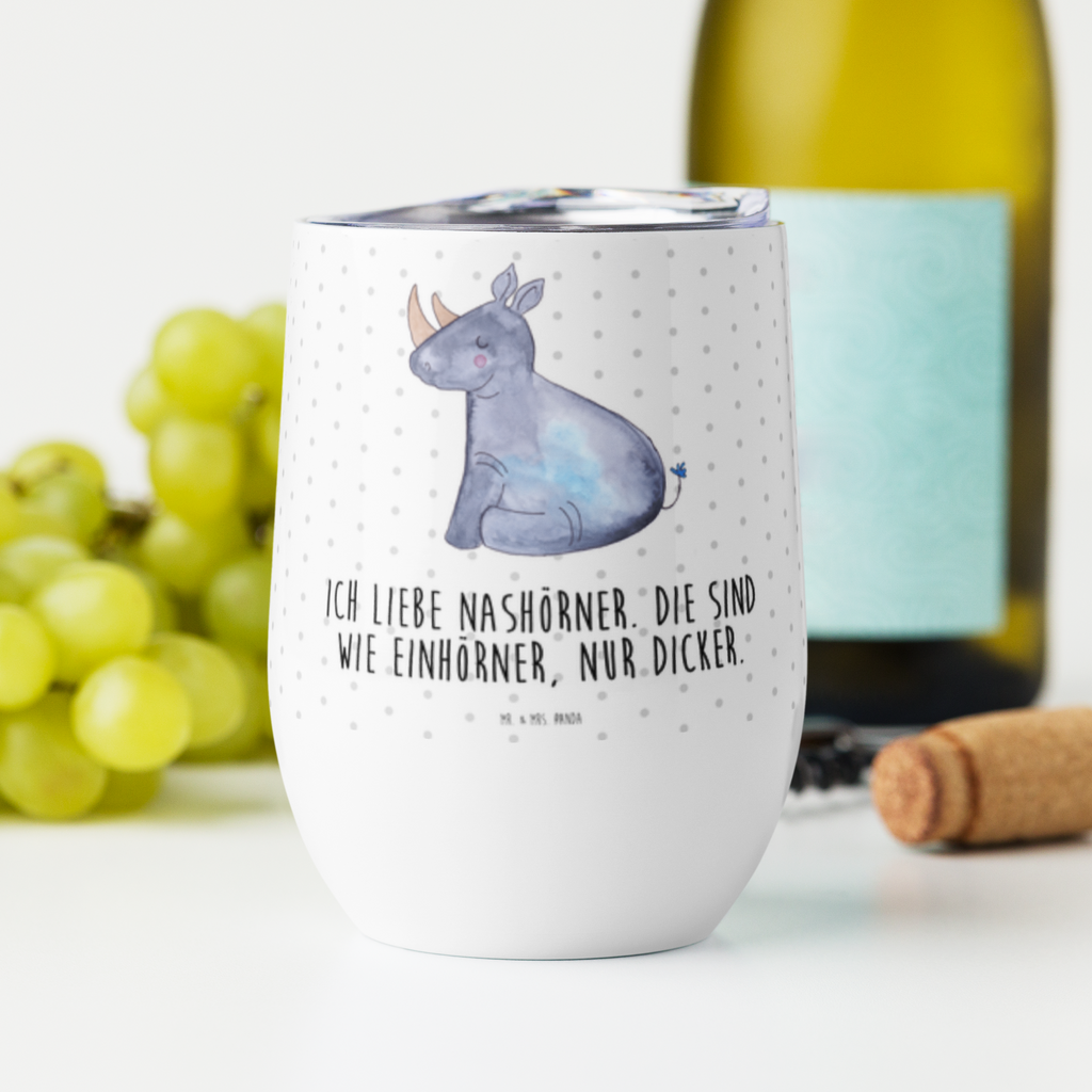 Weinbecher Einhorn Nashorn Weinbecher, Glühwein Becher, Heißgetränke, Trinkbecher, Weinkelch, Weingläser, hochwertiger Weinbecher, Weinbecher Reisen, Weinbecher unterwegs, Thermobecher, Glühweinbecher, Einhorn, Einhörner, Einhorn Deko, Pegasus, Unicorn, Regenbogen, witzig, lustig, Zoo, Glitzer, Einhornpower, Erwachsenwerden, Nashorn, Nashörner