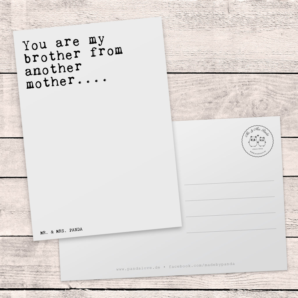 Postkarte Sprüche und Zitate You are my brother from another mother.... Postkarte, Karte, Geschenkkarte, Grußkarte, Einladung, Ansichtskarte, Geburtstagskarte, Einladungskarte, Dankeskarte, Ansichtskarten, Einladung Geburtstag, Einladungskarten Geburtstag, Spruch, Sprüche, lustige Sprüche, Weisheiten, Zitate, Spruch Geschenke, Spruch Sprüche Weisheiten Zitate Lustig Weisheit Worte