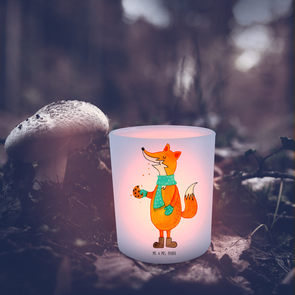 Windlicht Fuchs Keksdose Windlicht Glas, Teelichtglas, Teelichthalter, Teelichter, Kerzenglas, Windlicht Kerze, Kerzenlicht, Winter, Weihnachten, Weihnachtsdeko, Nikolaus, Advent, Heiligabend, Wintermotiv