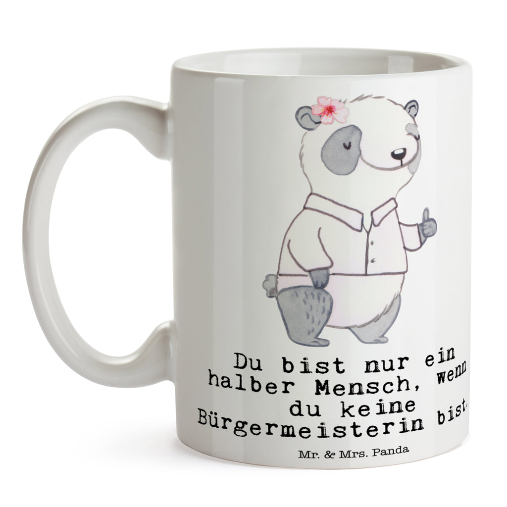 Tasse Bürgermeisterin mit Herz Tasse, Kaffeetasse, Teetasse, Becher, Kaffeebecher, Teebecher, Keramiktasse, Porzellantasse, Büro Tasse, Geschenk Tasse, Tasse Sprüche, Tasse Motive, Kaffeetassen, Tasse bedrucken, Designer Tasse, Cappuccino Tassen, Schöne Teetassen, Beruf, Ausbildung, Jubiläum, Abschied, Rente, Kollege, Kollegin, Geschenk, Schenken, Arbeitskollege, Mitarbeiter, Firma, Danke, Dankeschön, Bürgermeisterin Geschenk zum Amtsantritt, Amtseinführung, Bürgermeisterwahl, Stadt, Gemeinde, Wahlen, Oberbürgermeisterin, Rathaus