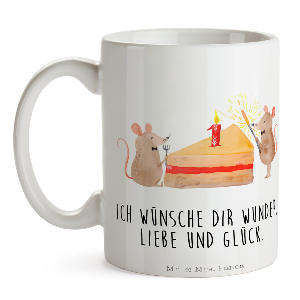 Tasse 1. Geburtstag Mäuse Kuchen Tasse, Kaffeetasse, Teetasse, Becher, Kaffeebecher, Teebecher, Keramiktasse, Porzellantasse, Büro Tasse, Geschenk Tasse, Tasse Sprüche, Tasse Motive, Kaffeetassen, Tasse bedrucken, Designer Tasse, Cappuccino Tassen, Schöne Teetassen, Geburtstag, Geburtstagsgeschenk, Geschenk, Maus, Geburtstage, Happy Birthday, Geburtstagsfeier