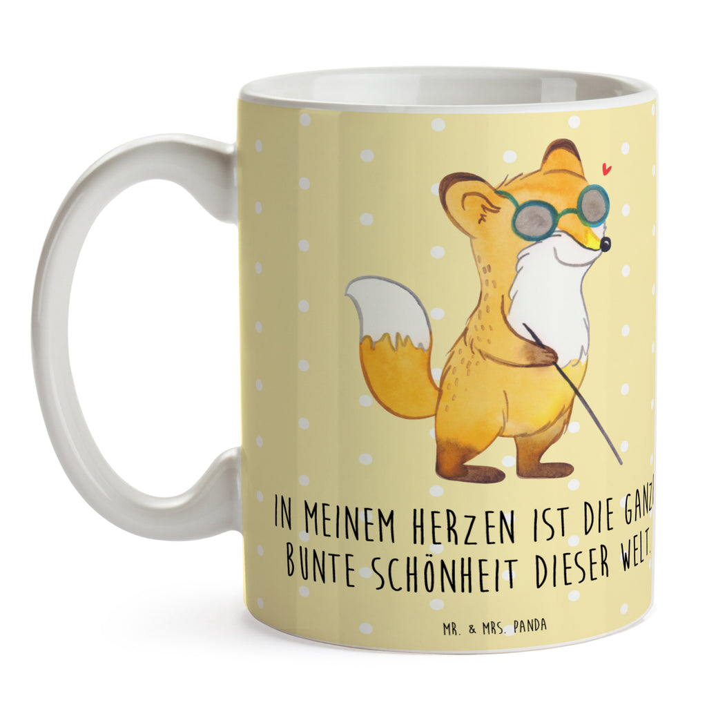 Tasse Fuchs Blindheit Tasse, Kaffeetasse, Teetasse, Becher, Kaffeebecher, Teebecher, Keramiktasse, Porzellantasse, Büro Tasse, Geschenk Tasse, Tasse Sprüche, Tasse Motive, Kaffeetassen, Tasse bedrucken, Designer Tasse, Cappuccino Tassen, Schöne Teetassen, Fuchs, Blindheit, Erblindung