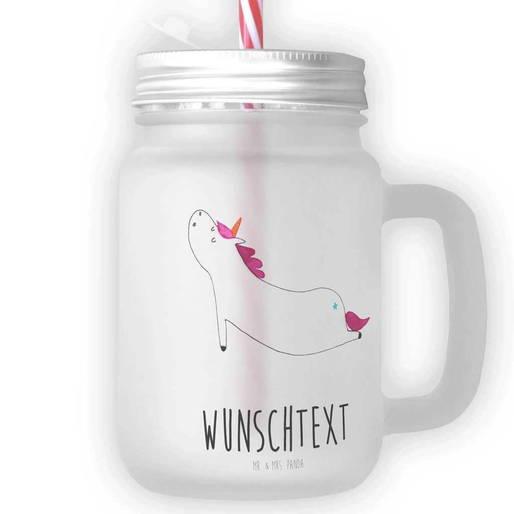 Personalisiertes Trinkglas Mason Jar Einhorn Yoga Personalisiertes Mason Jar, Personalisiertes Glas, Personalisiertes Trinkglas, Personalisiertes Henkelglas, Personalisiertes Sommerglas, Personalisiertes Einmachglas, Personalisiertes Cocktailglas, Personalisiertes Cocktail-Glas, mit Namen, Wunschtext, Wunschnamen, Mason Jar selbst bedrucken, Wunschglas mit Namen, Bedrucktes Trinkglas, Geschenk mit Namen, Einhorn, Einhörner, Einhorn Deko, Pegasus, Unicorn, Yoga, Namaste, Achtsamkeit, Entspannung, Joga, Yogamatte, Sport, lustig, witzig, süß