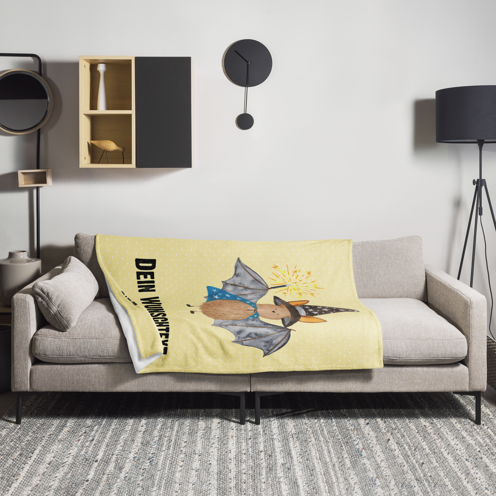 Personalisierte Decke Fledermaus Zauberer Personalisierte Decke, Decke mit Namen, Kuscheldecke mit Namen, Decke bedrucken, Kuscheldecke bedrucken, Tiermotive, Gute Laune, lustige Sprüche, Tiere, Fledermaus, Fledermäuse, Zauberer, Magier, Frauen, reinsteigern