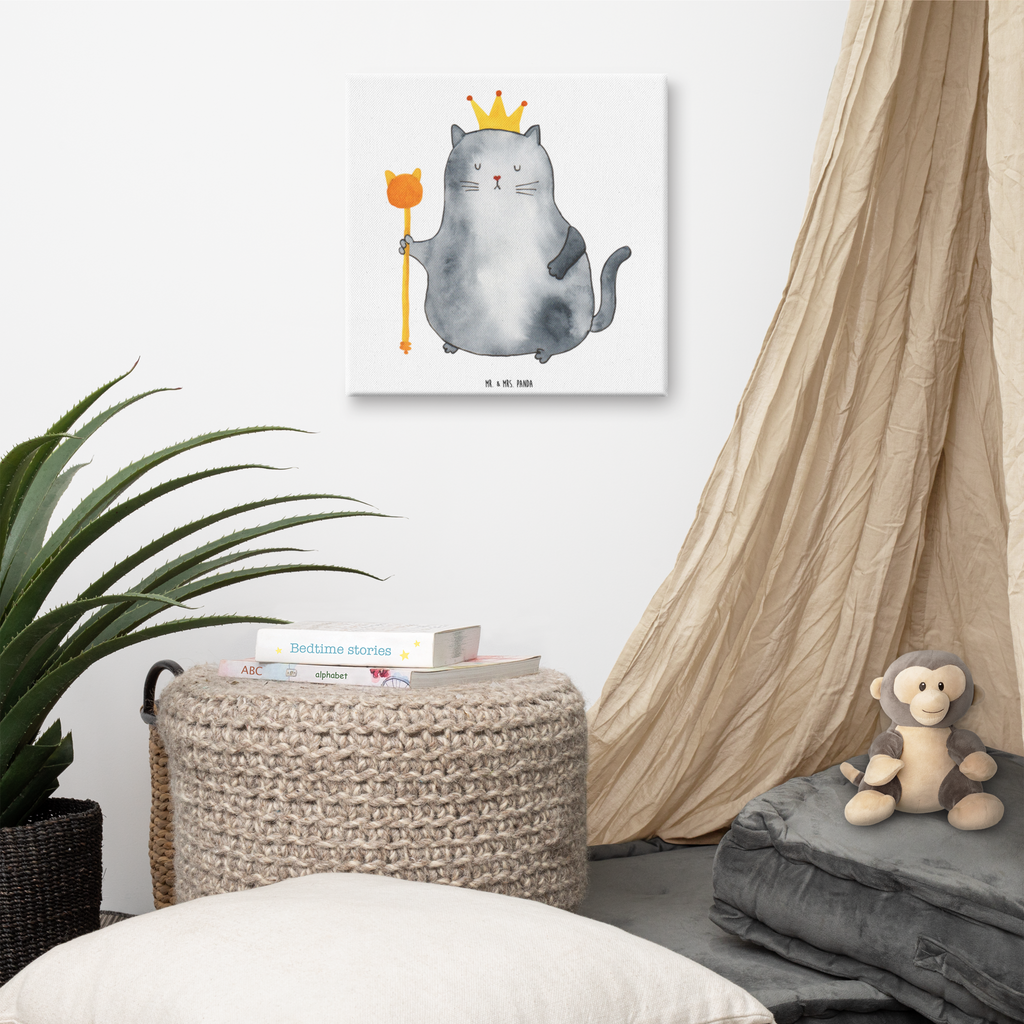 Leinwand Bild Katze König Leinwand, Bild, Kunstdruck, Wanddeko, Dekoration, Katze, Katzenmotiv, Katzenfan, Katzendeko, Katzenfreund, Katzenliebhaber, Katzenprodukte, Katzenartikel, Katzenaccessoires, Katzensouvenirs, Katzenliebhaberprodukte, Katzenmotive, Katzen, Kater, Mietze, Cat, Cats, Katzenhalter, Katzenbesitzerin, Haustier, König, Königin, Queen, Familie, Mietzhaus, Wohnung, erste eigenen Wohnung, Umzug, Einzug