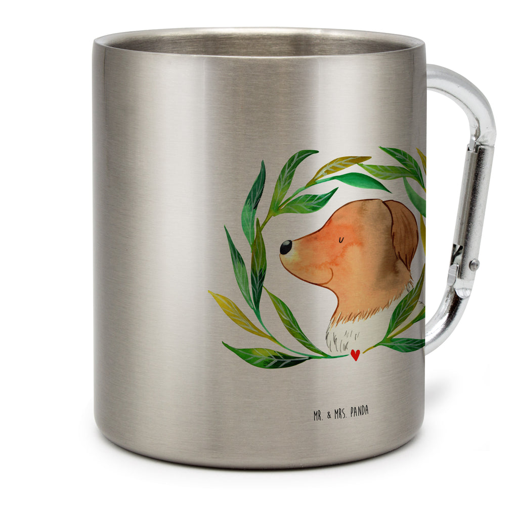 Edelstahlbecher Hund Ranke Edelstahltasse, Karabiner, Edelstahlbecher, Outdoor, Camping, Tasse, Becher, Hund, Hundemotiv, Haustier, Hunderasse, Tierliebhaber, Hundebesitzer, Sprüche, Ranke, Therapie, Selbsttherapie, Hundeliebe, Hundeglück, Hunde