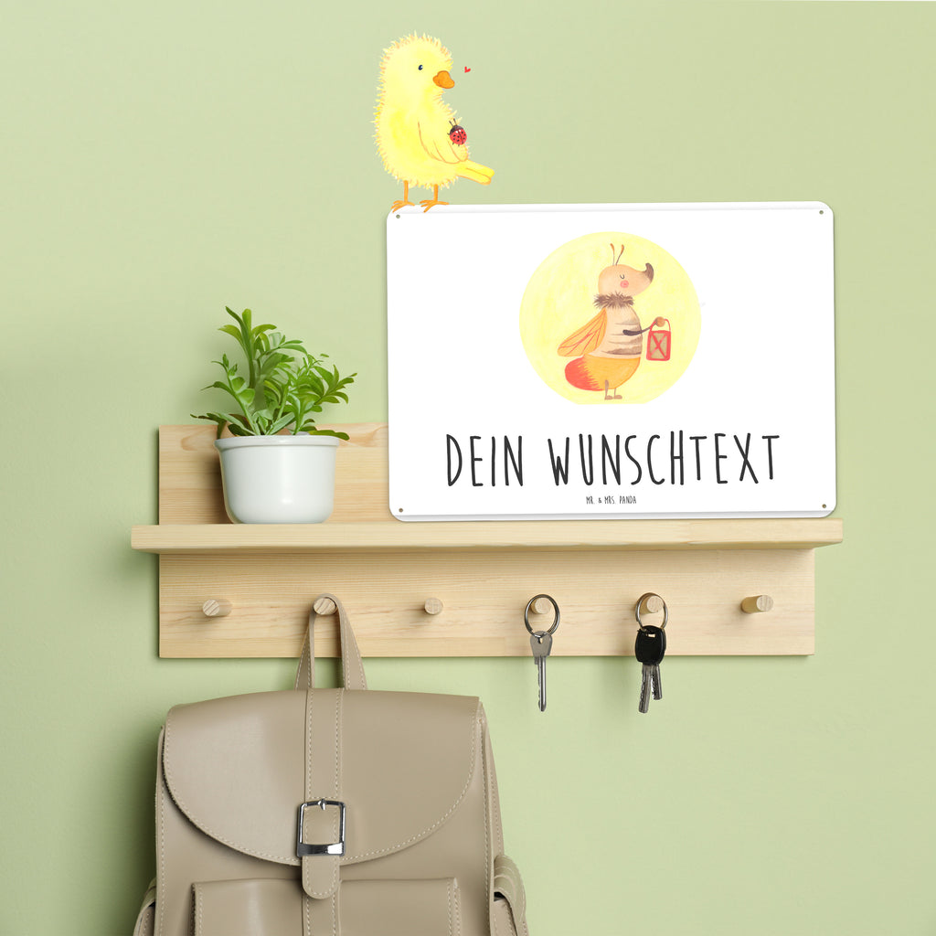 Personalisiertes Blechschild Glühwürmchen Blechschild, Metallschild, Geschenk Schild, Schild, Magnet-Metall-Schild, Deko Schild, Wandschild, Wand-Dekoration, Türschild, Tiermotive, Gute Laune, lustige Sprüche, Tiere, Glühwürmchen, Glühwurm, Falter, Liebe, Leuchten, magisch, Liebesbeweis, Lieblingsmensch, Verlobung, Heiratsantrag, Jahrestag, Liebesspruch