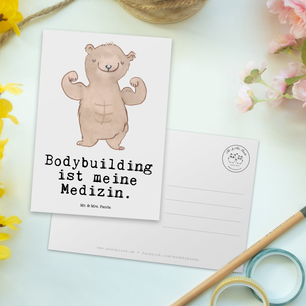 Postkarte Bär Bodybuilding Medizin Postkarte, Karte, Geschenkkarte, Grußkarte, Einladung, Ansichtskarte, Geburtstagskarte, Einladungskarte, Dankeskarte, Ansichtskarten, Einladung Geburtstag, Einladungskarten Geburtstag, Geschenk, Sport, Sportart, Hobby, Schenken, Danke, Dankeschön, Auszeichnung, Gewinn, Sportler, Bodybuilding, Muskelmasse, Körpergestaltung, Leistungssport, Gewichtheben, Fitnessstudio, Muskelaufbau, Krafttraining, Sportprogramm, Training, Fettabbau, Ausdauer, Stärke, Fitness, Kondition