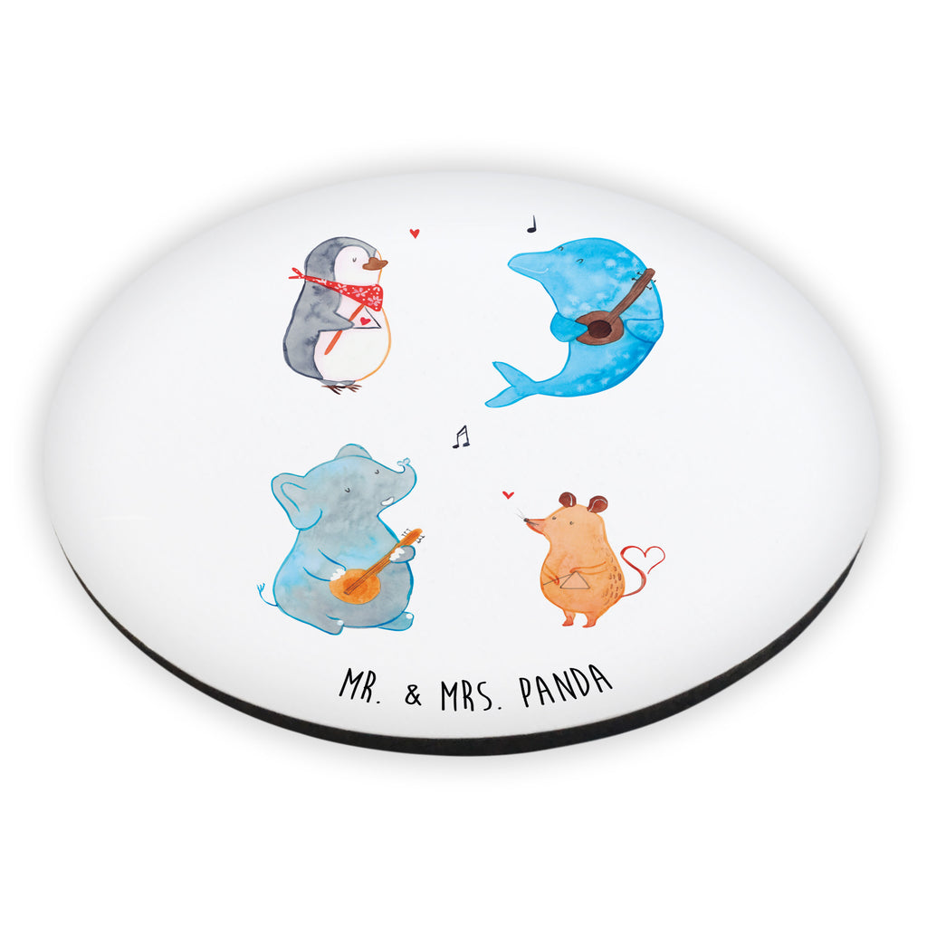 Rund Magnet Big Band Kühlschrankmagnet, Pinnwandmagnet, Souvenir Magnet, Motivmagnete, Dekomagnet, Whiteboard Magnet, Notiz Magnet, Kühlschrank Dekoration, Tiermotive, Gute Laune, lustige Sprüche, Tiere, Hund, Pinguin, Maus, Elefant, Delfin, Gitarre, Band, Triangel, Musikanten, Musik