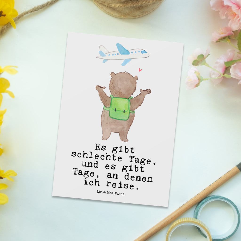 Postkarte Bär Reisen Tage Postkarte, Karte, Geschenkkarte, Grußkarte, Einladung, Ansichtskarte, Geburtstagskarte, Einladungskarte, Dankeskarte, Ansichtskarten, Einladung Geburtstag, Einladungskarten Geburtstag, Geschenk, Sport, Sportart, Hobby, Schenken, Danke, Dankeschön, Auszeichnung, Gewinn, Sportler, Reisen, Weltreise, Urlaub, Urlaube, Auslandsjahr, Austauschjahr, Schüleraustausch, Reisegruppe, Reiseveranstalter, Reisebüro