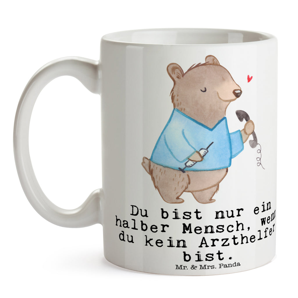 Tasse Arzthelfer mit Herz Tasse, Kaffeetasse, Teetasse, Becher, Kaffeebecher, Teebecher, Keramiktasse, Porzellantasse, Büro Tasse, Geschenk Tasse, Tasse Sprüche, Tasse Motive, Kaffeetassen, Tasse bedrucken, Designer Tasse, Cappuccino Tassen, Schöne Teetassen, Beruf, Ausbildung, Jubiläum, Abschied, Rente, Kollege, Kollegin, Geschenk, Schenken, Arbeitskollege, Mitarbeiter, Firma, Danke, Dankeschön, Arzthelfer, Medizinischer Fachangestellter