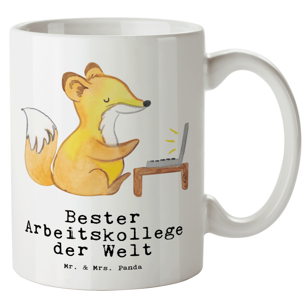 XL Tasse Fuchs Bester Arbeitskollege der Welt XL Tasse, Große Tasse, Grosse Kaffeetasse, XL Becher, XL Teetasse, spülmaschinenfest, Jumbo Tasse, Groß, für, Dankeschön, Geschenk, Schenken, Geburtstag, Geburtstagsgeschenk, Geschenkidee, Danke, Bedanken, Mitbringsel, Freude machen, Geschenktipp, Arbeitskollege, Kollege, Büro, Abschiedsgeschenk, Ruhestand, Arbeit, Mitarbeiter, Berufsgenosse, Beruf