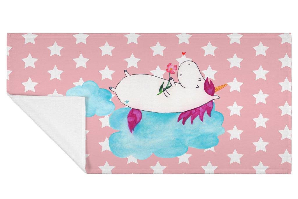 Handtuch Einhorn verliebt auf Wolke Handtuch, Badehandtuch, Badezimmer, Handtücher, groß, Kinder, Baby, Einhorn, Einhörner, Einhorn Deko, Pegasus, Unicorn, verliebt, Liebe, Liebesbeweis, Freundin, Wolke