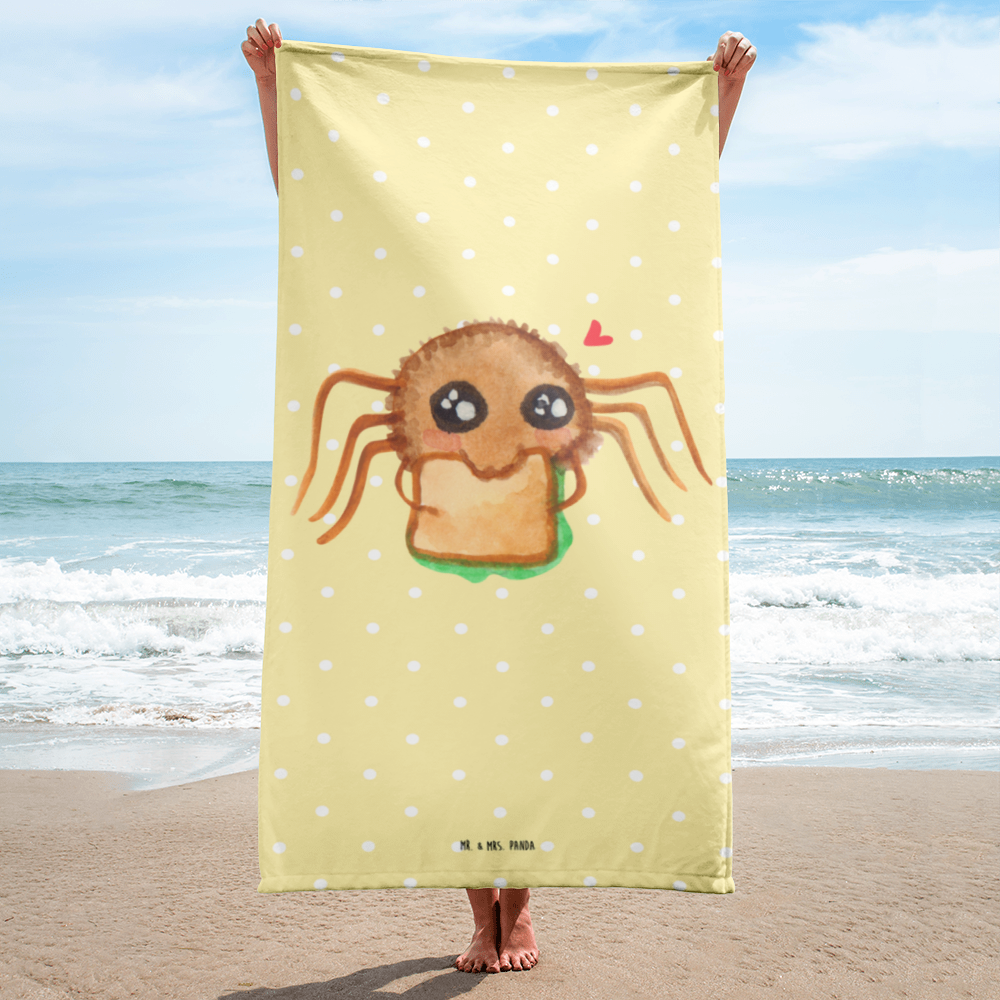 XL Badehandtuch Spinne Agathe Sandwich Handtuch, Badetuch, Duschtuch, Strandtuch, Saunatuch, Spinne Agathe, Spinne, Agathe, Videos, Merchandise, Glück, Mut, Hungrig, Verfressen, Lebensfreude, Alles wird gut, Hunger