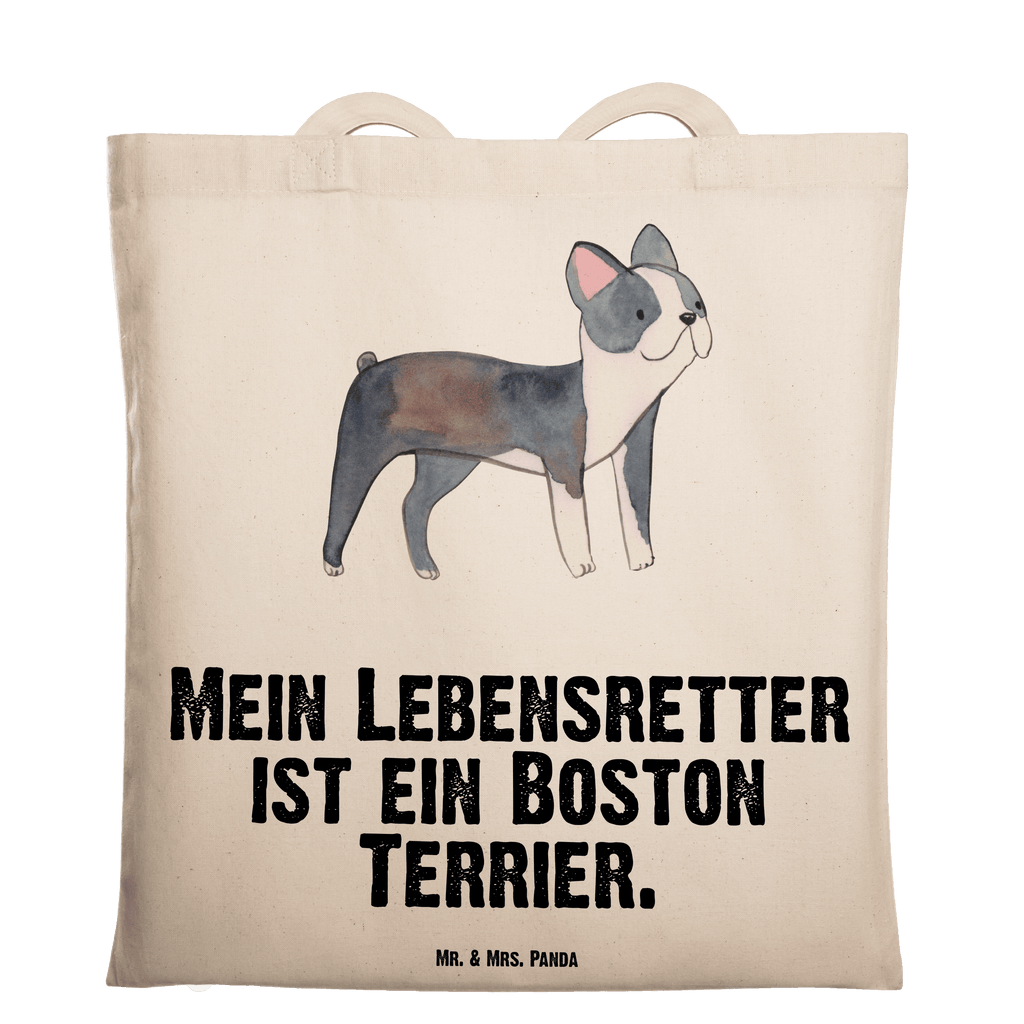 Tragetasche Boston Terrier Lebensretter Beuteltasche, Beutel, Einkaufstasche, Jutebeutel, Stoffbeutel, Tasche, Shopper, Umhängetasche, Strandtasche, Schultertasche, Stofftasche, Tragetasche, Badetasche, Jutetasche, Einkaufstüte, Laptoptasche, Hund, Hunderasse, Rassehund, Hundebesitzer, Geschenk, Tierfreund, Schenken, Welpe, Boston Terrier