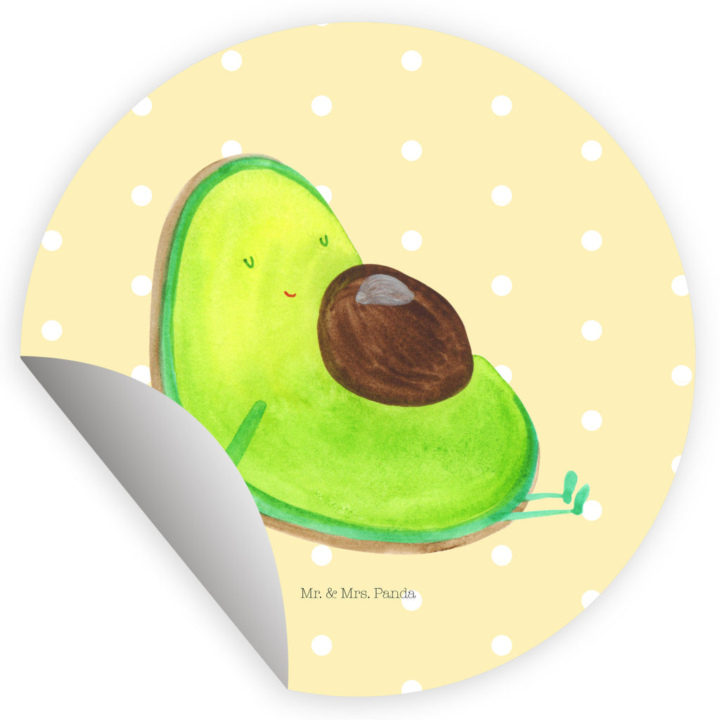 Rund Aufkleber Avocado schwanger Sticker, Aufkleber, Etikett, Avocado, Veggie, Vegan, Gesund, schwanger, Schwangerschaft, Babyparty, Babyshower