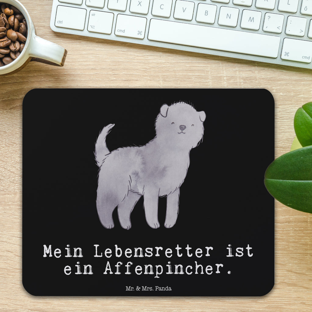 Mauspad Affenpincher Lebensretter Mousepad, Computer zubehör, Büroausstattung, PC Zubehör, Arbeitszimmer, Mauspad, Einzigartiges Mauspad, Designer Mauspad, Mausunterlage, Mauspad Büro, Hund, Hunderasse, Rassehund, Hundebesitzer, Geschenk, Tierfreund, Schenken, Welpe, Affenpincher