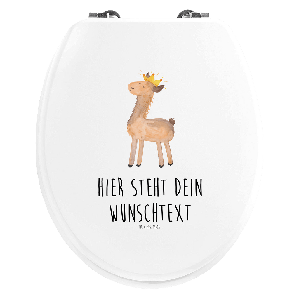 Personalisierter WC Sitz Motiv Lama König Personalisierte Klobrille, Personalisierter Klodeckel, Personalisierter Toilettendeckel, Personalisierter WC-Sitz, Toilettendeckel mit Namen, WC Sitz mit Namen, Lama, Alpaka, Lamas, König, Königin, Freundin, Mama, Papa, Büro Kollege, Kollegin, Chef, Vorgesetzter, Abi, Abitur