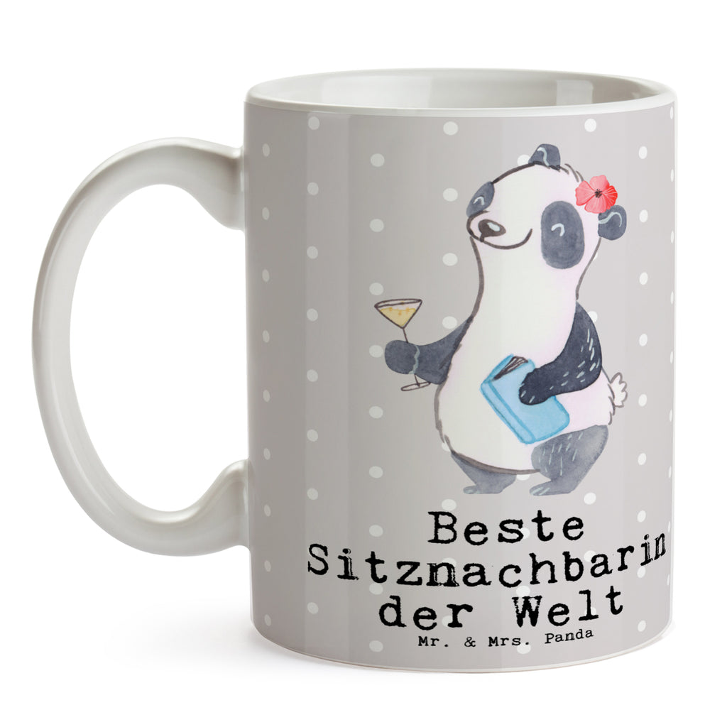 Tasse Panda Beste Sitznachbarin der Welt Tasse, Kaffeetasse, Teetasse, Becher, Kaffeebecher, Teebecher, Keramiktasse, Porzellantasse, Büro Tasse, Geschenk Tasse, Tasse Sprüche, Tasse Motive, Kaffeetassen, Tasse bedrucken, Designer Tasse, Cappuccino Tassen, Schöne Teetassen, für, Dankeschön, Geschenk, Schenken, Geburtstag, Geburtstagsgeschenk, Geschenkidee, Danke, Bedanken, Mitbringsel, Freude machen, Geschenktipp, Sitznachbarin, Stuhlnachbar, Mitschülerin, Nachbarin, Uni, Universität, Seminar, Kommilitone, Tischnachbar, Schule, Mitstudentin, Hochschule, Beste Sitznachbarin der Welt, Weltbeste Sitznachbarin