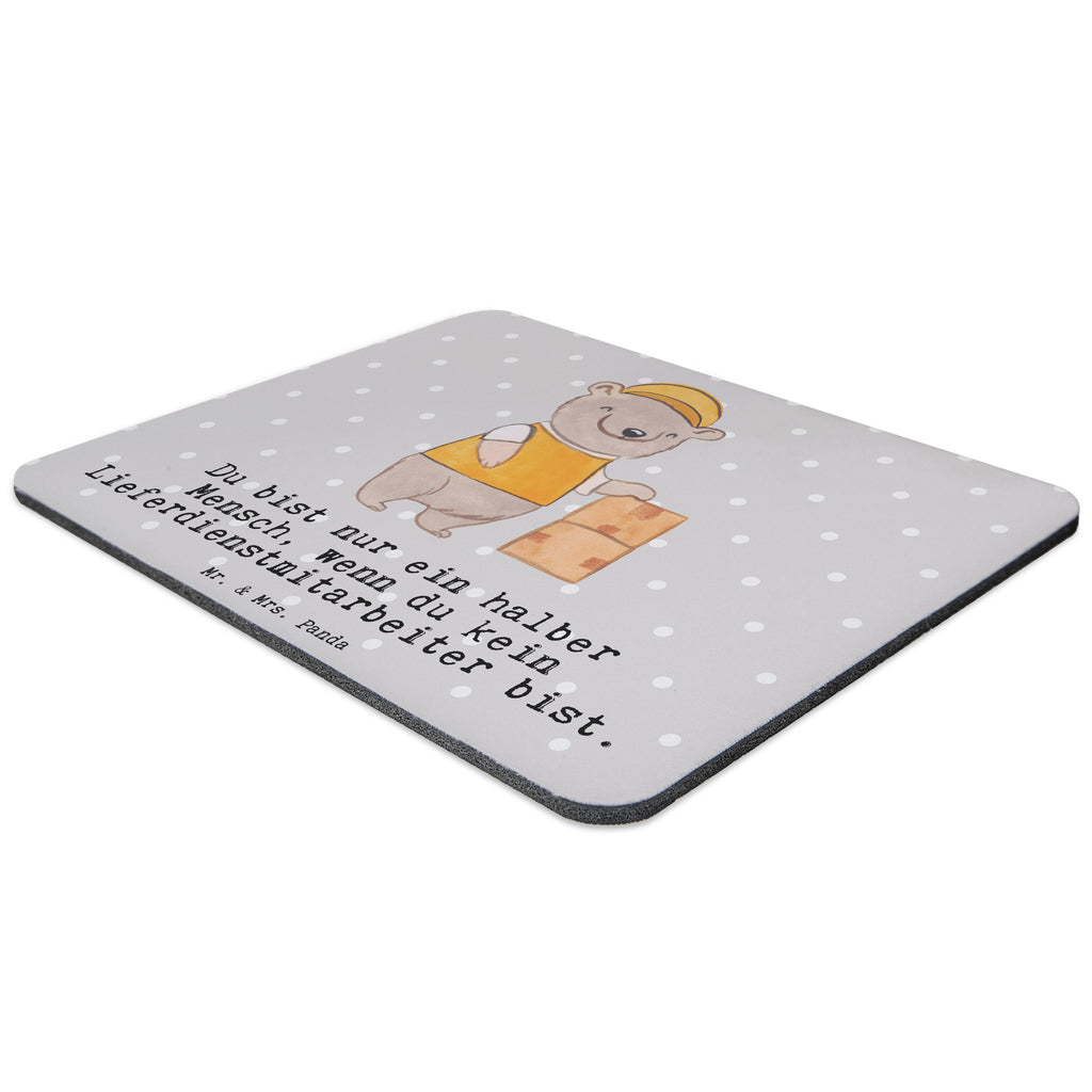 Mauspad Lieferdienstmitarbeiter mit Herz Mousepad, Computer zubehör, Büroausstattung, PC Zubehör, Arbeitszimmer, Mauspad, Einzigartiges Mauspad, Designer Mauspad, Mausunterlage, Mauspad Büro, Beruf, Ausbildung, Jubiläum, Abschied, Rente, Kollege, Kollegin, Geschenk, Schenken, Arbeitskollege, Mitarbeiter, Firma, Danke, Dankeschön, Lieferdienstmitarbeiter, Pizzabäcker, Pizzabote, Pizzabringdienst, Lieferbringdienst