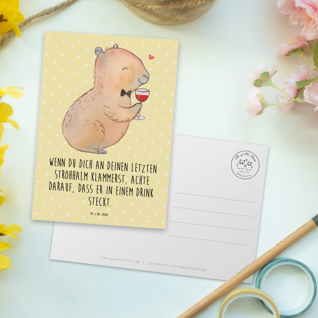 Postkarte Capybara Wein Postkarte, Karte, Geschenkkarte, Grußkarte, Einladung, Ansichtskarte, Geburtstagskarte, Einladungskarte, Dankeskarte, Ansichtskarten, Einladung Geburtstag, Einladungskarten Geburtstag, Tiermotive, Gute Laune, lustige Sprüche, Tiere, Capybara Weinflasche, Weinliebhaber Geschenk, Capybara Zeichnung, Adrette Tiere, Panda Handzeichnung, Weintrinkendes Nagetier, Capybara Kunstwerk, Geschenk für Weinkenner, Stilvolles Capybara, Heiterer Capybara, Liebe zum Wein Spruch, Wein Spaßbild, Handgezeichnetes Capybara