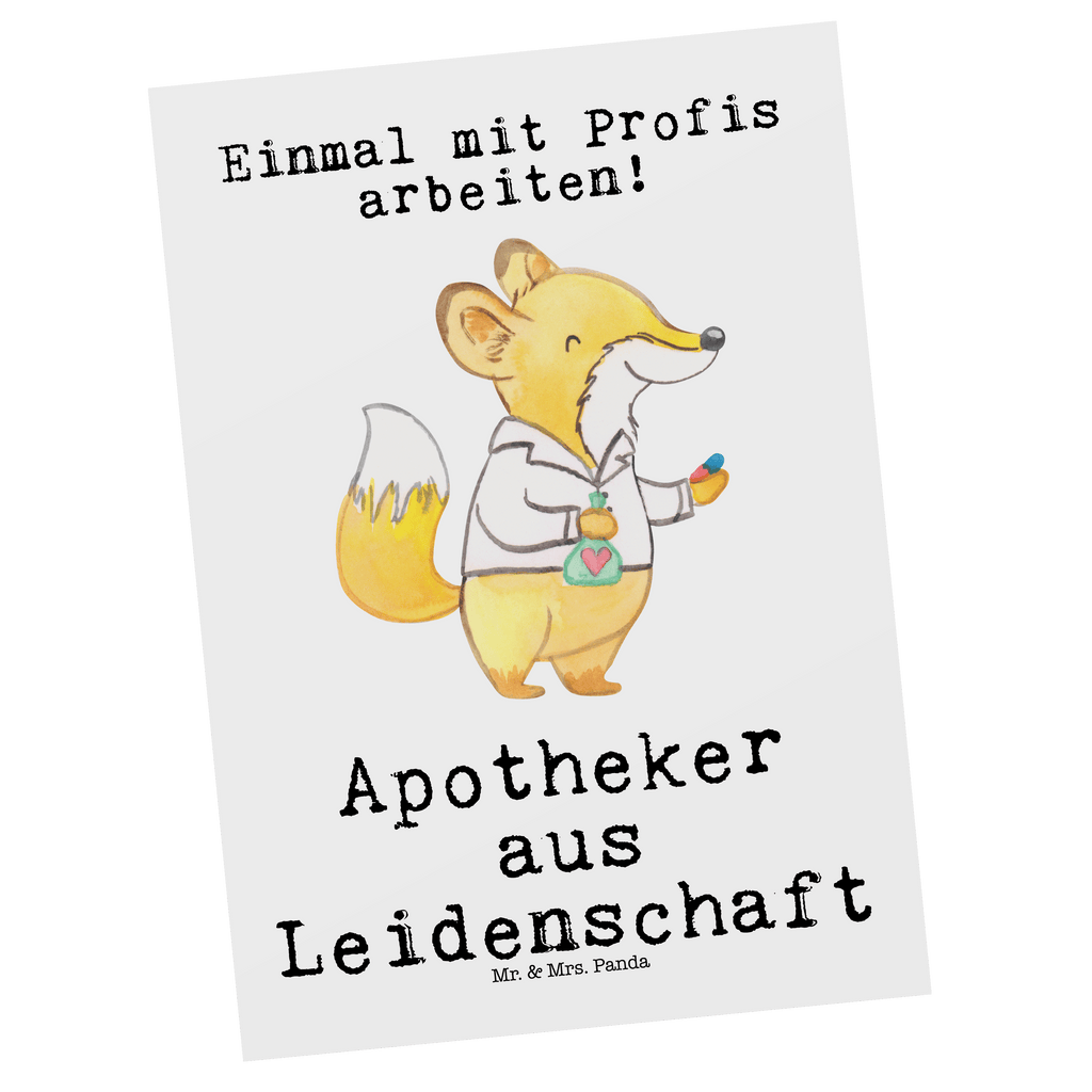 Postkarte Apotheker aus Leidenschaft Postkarte, Karte, Geschenkkarte, Grußkarte, Einladung, Ansichtskarte, Geburtstagskarte, Einladungskarte, Dankeskarte, Ansichtskarten, Einladung Geburtstag, Einladungskarten Geburtstag, Beruf, Ausbildung, Jubiläum, Abschied, Rente, Kollege, Kollegin, Geschenk, Schenken, Arbeitskollege, Mitarbeiter, Firma, Danke, Dankeschön, Apotheker, Pharmazie, Staatsexamen, Approbation, Eröffnung Apotheke