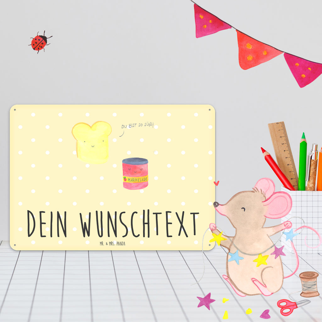 Personalisiertes Blechschild Toast Marmelade Blechschild, Metallschild, Geschenk Schild, Schild, Magnet-Metall-Schild, Deko Schild, Wandschild, Wand-Dekoration, Türschild, Tiermotive, Gute Laune, lustige Sprüche, Tiere, Toast, Marmelade, Dreamteam, süße Postkarte, süß, Küche Deko, Küche Spruch, Frühstück Einladung, Brot, Toastbrot