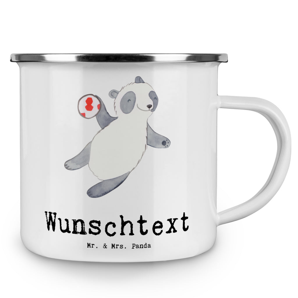 Personalisierte Emaille Tasse Panda Handball spielen Emaille Tasse personalisiert, Emaille Tasse mit Namen, Campingtasse personalisiert, Namenstasse, Campingtasse bedrucken, Campinggeschirr personalsisert, tasse mit namen, personalisierte tassen, personalisierte tasse, tasse selbst gestalten, tasse bedrucken, tassen bedrucken, Geschenk, Sport, Sportart, Hobby, Schenken, Danke, Dankeschön, Auszeichnung, Gewinn, Sportler, Handball spielen, Handball Turnier, Handball Club, Handball Verein