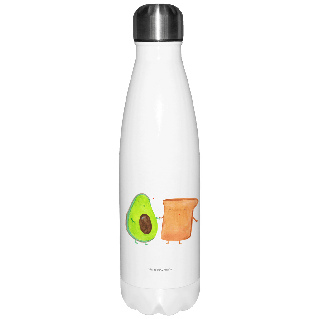 Thermosflasche Avocado + Toast Isolierflasche, Thermoflasche, Trinkflasche, Thermos, Edelstahl, Avocado, Veggie, Vegan, Gesund, Toast, Toastbrot, Liebespaar, Pärchen, Freund, Freundin, Verlobt, Verlobungsparty, Hochzeit, Hochzeitsgeschenk, Jahrestag, Jahrestagsgeschenk