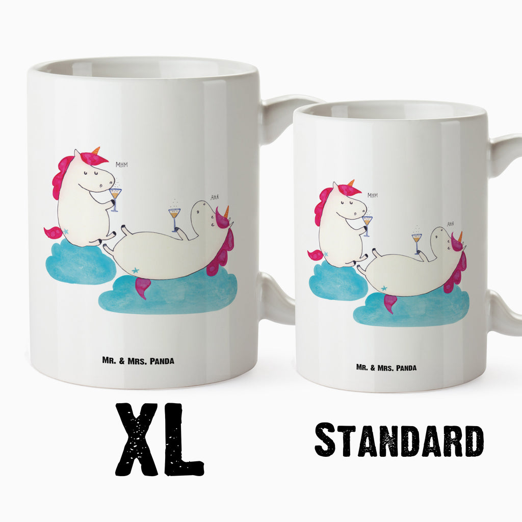 XL Tasse Einhörner Sekt XL Tasse, Große Tasse, Grosse Kaffeetasse, XL Becher, XL Teetasse, spülmaschinenfest, Jumbo Tasse, Groß, Einhorn, Einhörner, Einhorn Deko, Pegasus, Unicorn, Freundinnen, Freundin, BFF, Sekt, Mädelsabend, Spaß, Party, Korken, Anstoßen, Beste