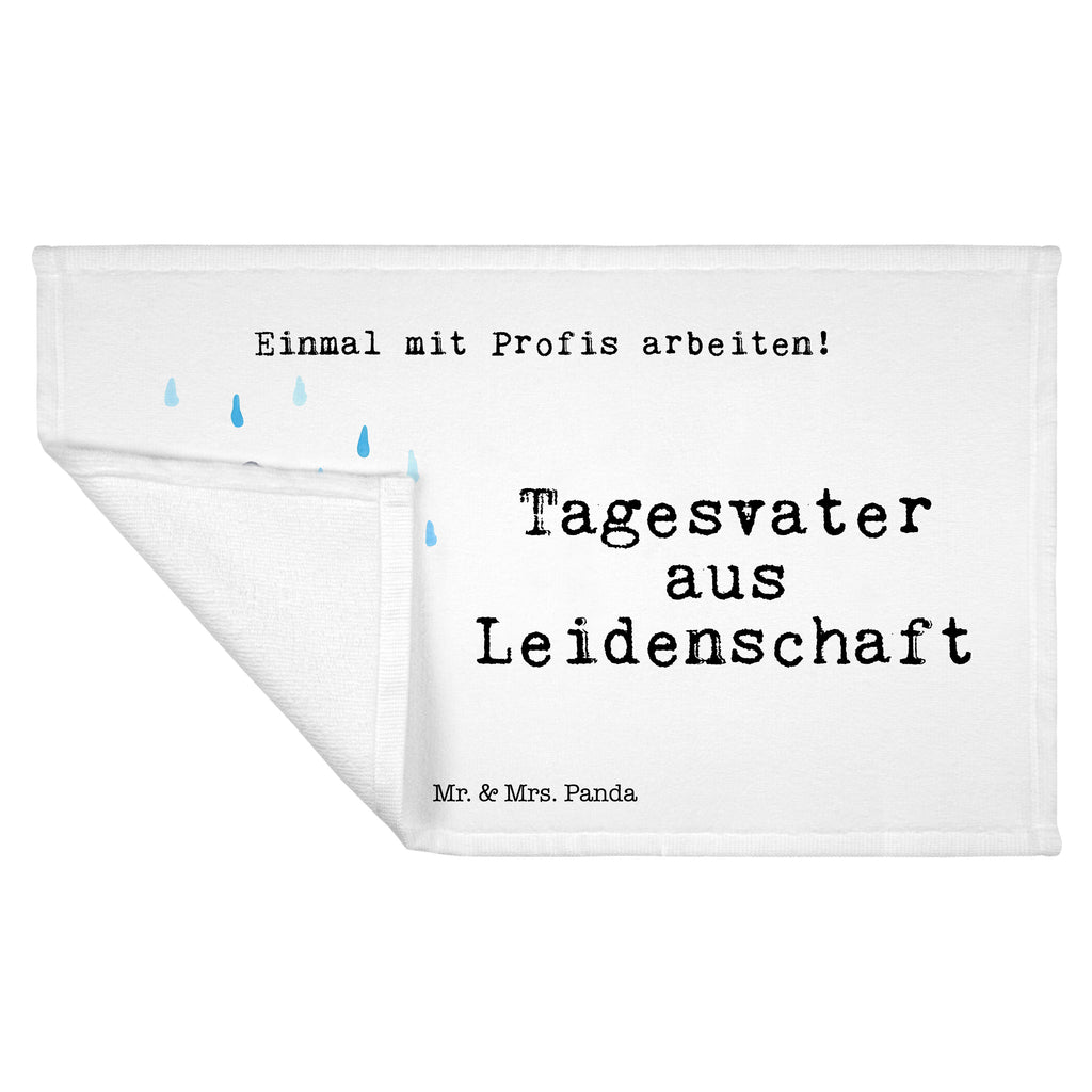 Handtuch Tagesvater aus Leidenschaft Gästetuch, Reisehandtuch, Sport Handtuch, Frottier, Kinder Handtuch, Beruf, Ausbildung, Jubiläum, Abschied, Rente, Kollege, Kollegin, Geschenk, Schenken, Arbeitskollege, Mitarbeiter, Firma, Danke, Dankeschön