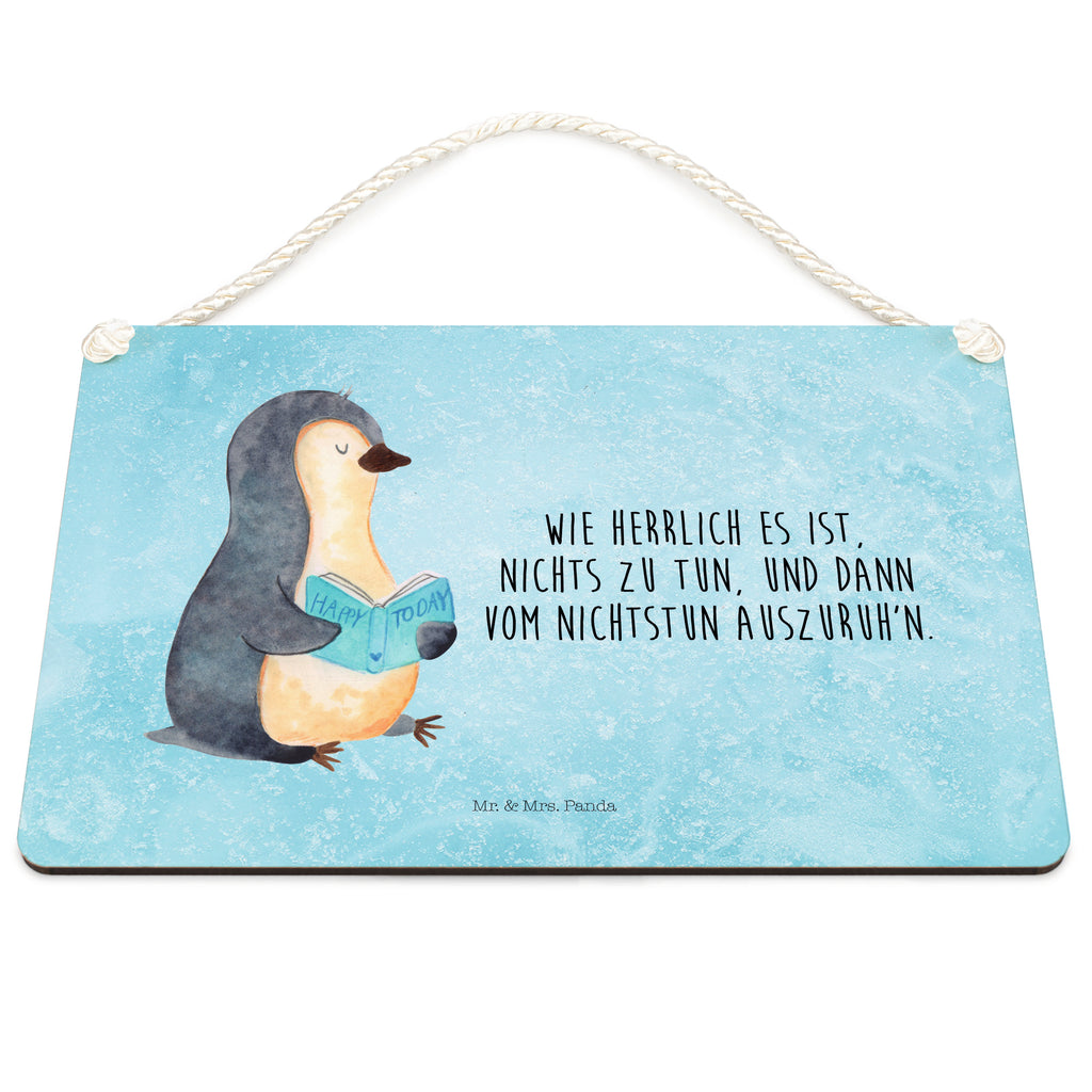 Deko Schild Pinguin Buch Dekoschild, Deko Schild, Schild, Tür Schild, Türschild, Holzschild, Wandschild, Wanddeko, Pinguin, Pinguine, Buch, Lesen, Bücherwurm, Nichtstun, Faulenzen, Ferien, Urlaub, Freizeit