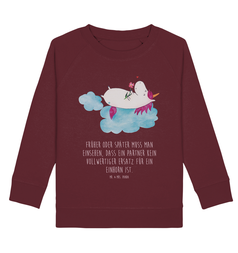 Organic Kinder Pullover Einhorn verliebt auf Wolke Kinder Pullover, Kinder Sweatshirt, Jungen, Mädchen, Einhorn, Einhörner, Einhorn Deko, Pegasus, Unicorn, verliebt, Liebe, Liebesbeweis, Freundin, Wolke