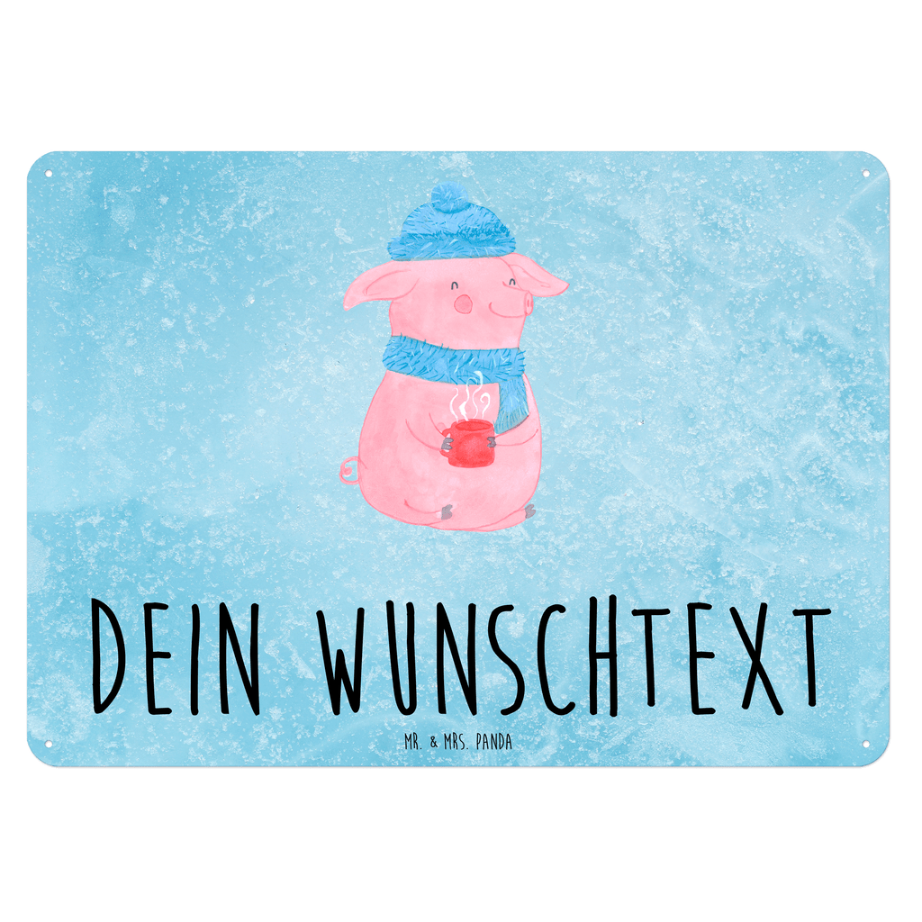 Personalisiertes Blechschild Schweinchen Glühwein Blechschild, Metallschild, Geschenk Schild, Schild, Magnet-Metall-Schild, Deko Schild, Wandschild, Wand-Dekoration, Türschild, Winter, Weihnachten, Weihnachtsdeko, Nikolaus, Advent, Heiligabend, Wintermotiv, Glühwein, Betrunken, Weihnachtsmarkt, Spruch